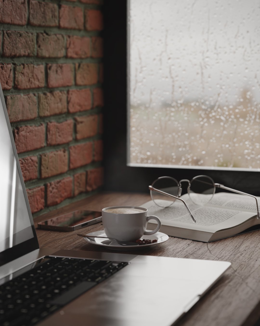 Knowledge Corner reading room render in Blender